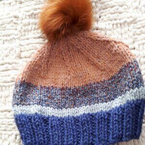 Hand knitted hat